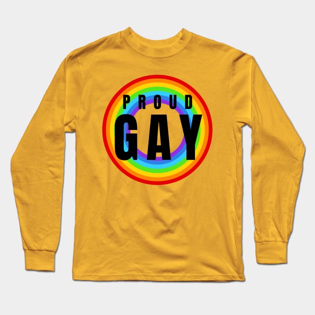 Proud Gay Long Sleeve T-Shirt by Antonio Rael